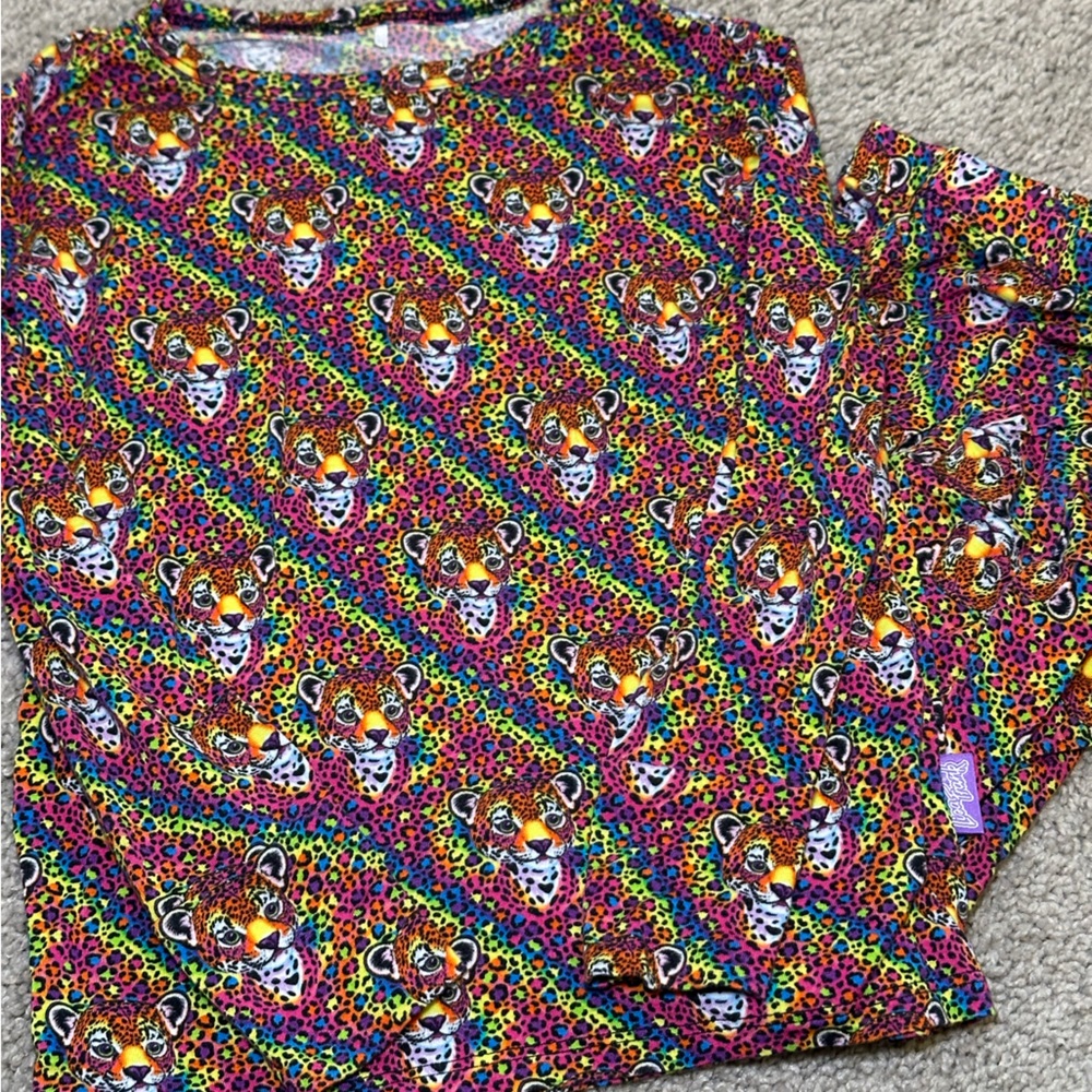 Posh peanut Lisa frank 5-6T pajamas